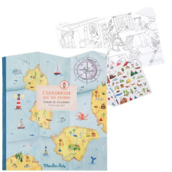 LIBRO PARA COLOREAR - L'EXPLORATEUR