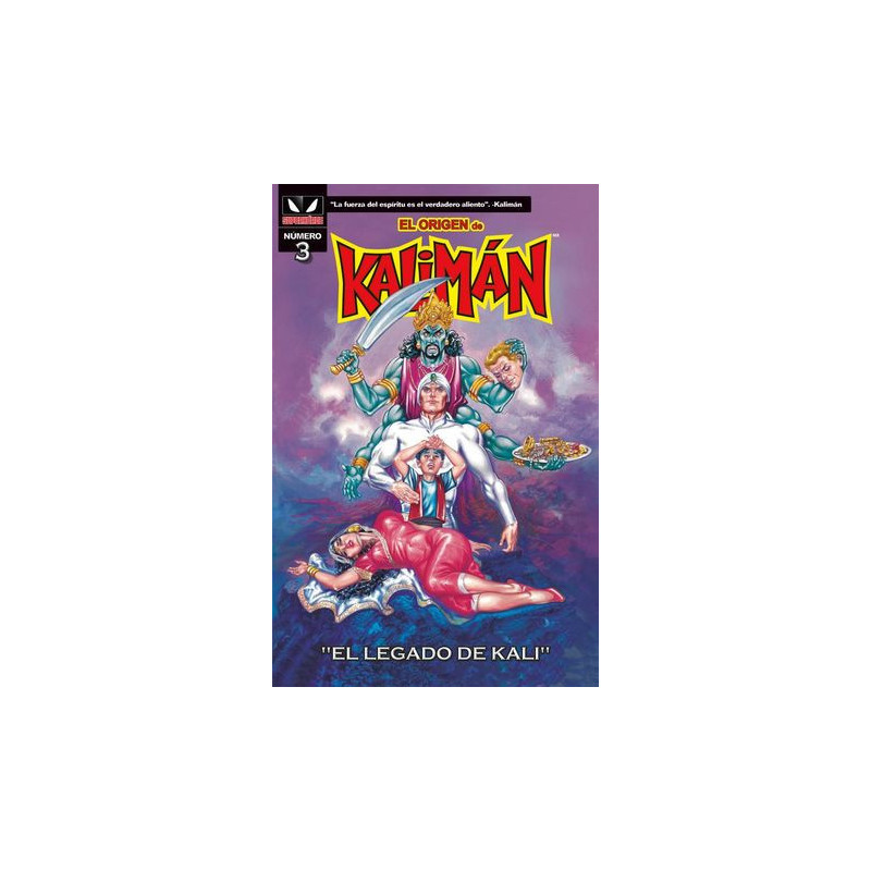 Cómic. El origen de Kalimán. "El legado de Kali" 3
