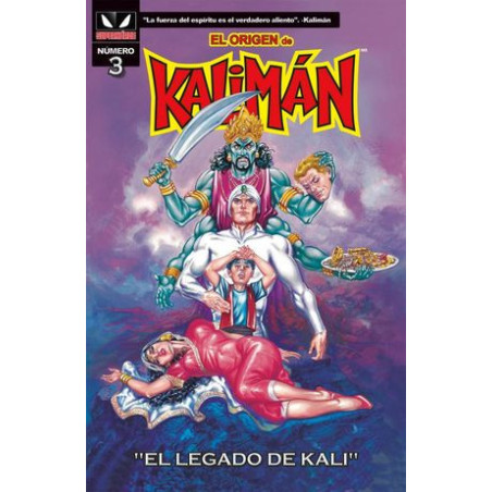 Cómic. El origen de Kalimán. "El legado de Kali" 3