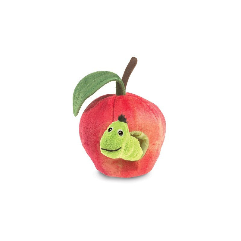 Títere. GUSANO EN MANZANA