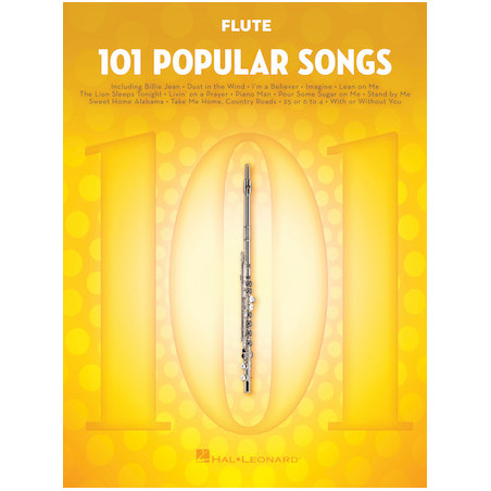 PARTITURA. 101 POPULAR SONGS - FOR FLUTE.