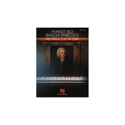 PARTITURA. FIRST 50 BACH PIECES YOU SHOULD PLAY ON THE PIANO.
