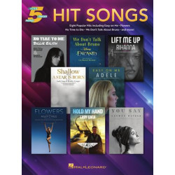 PARTITURA. HIT SONGS FOR FIVE-FINGER PIANO.
