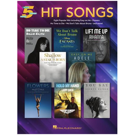 PARTITURA. HIT SONGS FOR FIVE-FINGER PIANO.