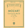 PARTITURA.CONCERTO NO. 23 IN A, K.488 SCHIRMER LIBRARY OF CLASSICS VOLUME 1584.