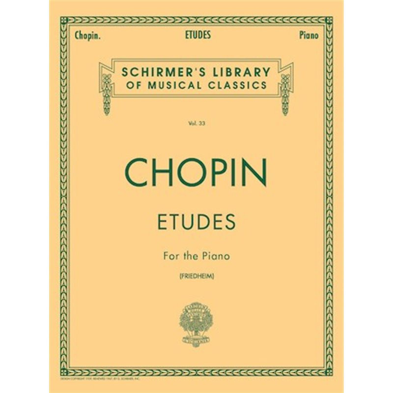 PARTITURA. CHOPIN. ETUDES FOR THE PIANO.