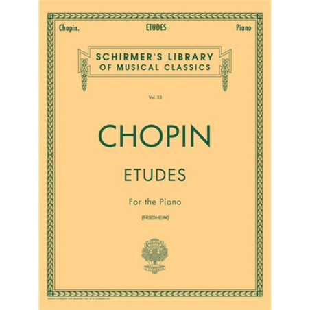 PARTITURA. CHOPIN. ETUDES FOR THE PIANO.