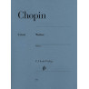 PARTITURA. WALTZES. PIANO SOLO. CHOPIN.