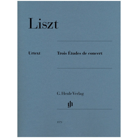 PARTITURAS. LISZT. 3 Concert Etudes Piano Studies.