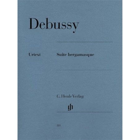 Partitura. DEBUSSY. SUITE BERGAMASQUE - PIANO SOLO.
