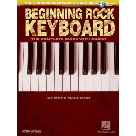 PARTITURA. BEGINNING ROCK KEYBOARD.