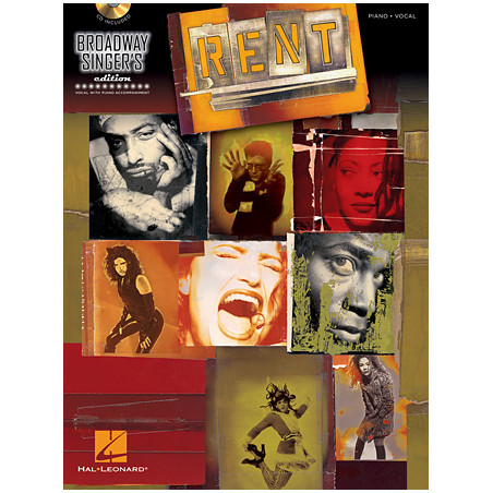 PARTITURA. RENT - BROADWAY SINGER'S EDITION.