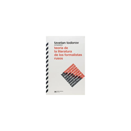 LIBRO. TEORIA DE LA LITERATURA DE LOS FORMALISTAS RUSOS.