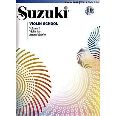 SUZUKI VIOLIN SCHOOL - VOLUME 2 - VIOLIN PART - (BOOK AND CD)