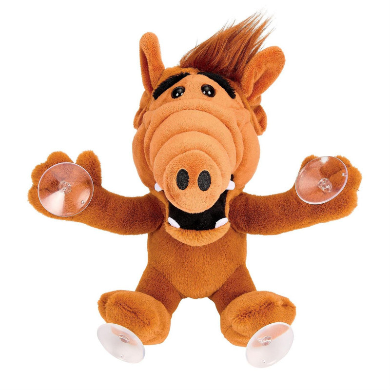 MUÑECO. ALF (CON CHUPAS PARA EL VIDRIO)
