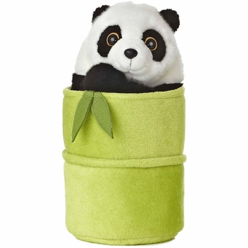 TÍTERE. PANDA EN TRONCO