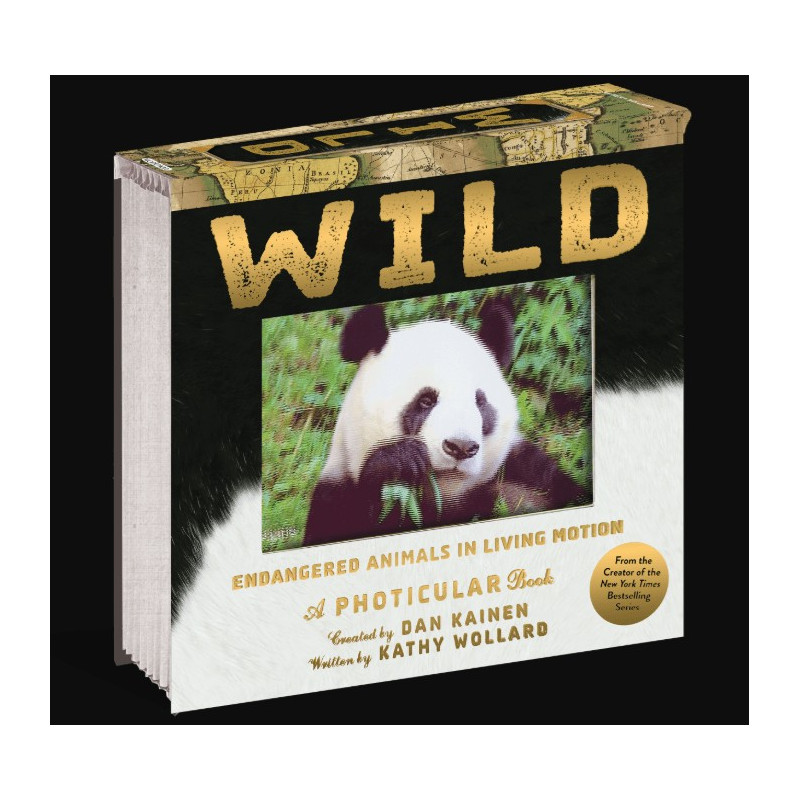 Libro. WILD - A PHOTICULAR BOOK - ENDANGERED ANIMALS IN LIVING MOTION