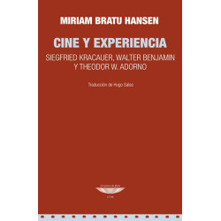 Libro. CINE Y EXPERIENCIA - Miriam Bratu Hansen
