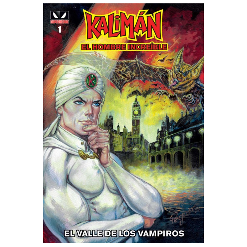 CÓMIC. KALIMÁN EL HOMBRE INCREÍBLE. "EL VALLE DE LOS VAMPIROS" 1