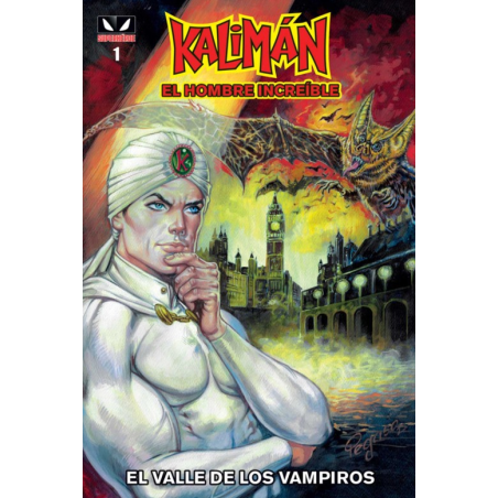 CÓMIC. KALIMÁN EL HOMBRE INCREÍBLE. "EL VALLE DE LOS VAMPIROS" 1