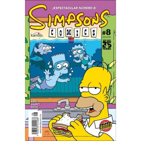 Comic. SIMPSONS COMICS NO.8