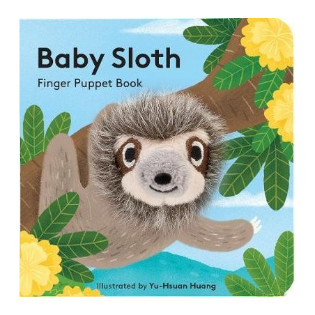 Libro titere de dedo. BABY SLOTH