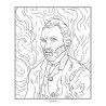 Libro de colorear. Vincent van Gogh Coloring Book