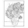Libro de colorear. Vincent van Gogh Coloring Book