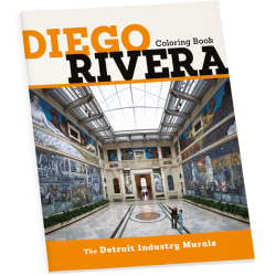 LIBRO DE COLOREAR. Diego Rivera. The Detroit Industry Murals