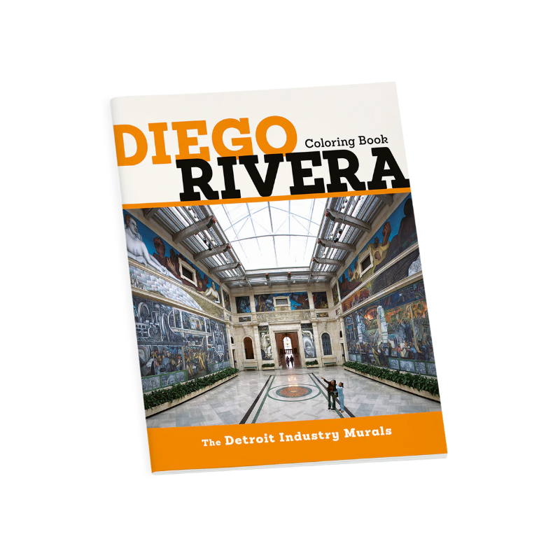 LIBRO DE COLOREAR. Diego Rivera. The Detroit Industry Murals