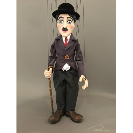 Marioneta de hilo. CHARLIE CHAPLIN (43 cm)