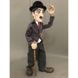 Marioneta de hilo. CHARLIE CHAPLIN (43 cm)