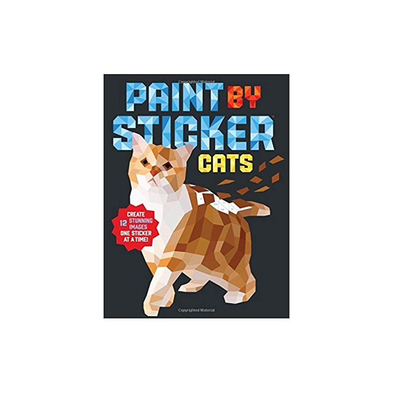 Libro. PAINT BY STICKER. CATS