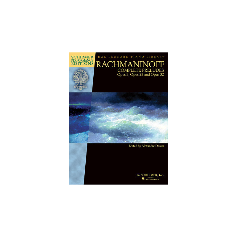 Partitura. Rachmaninoff – Complete Preludes for Piano, Op. 3, 23, and 32
