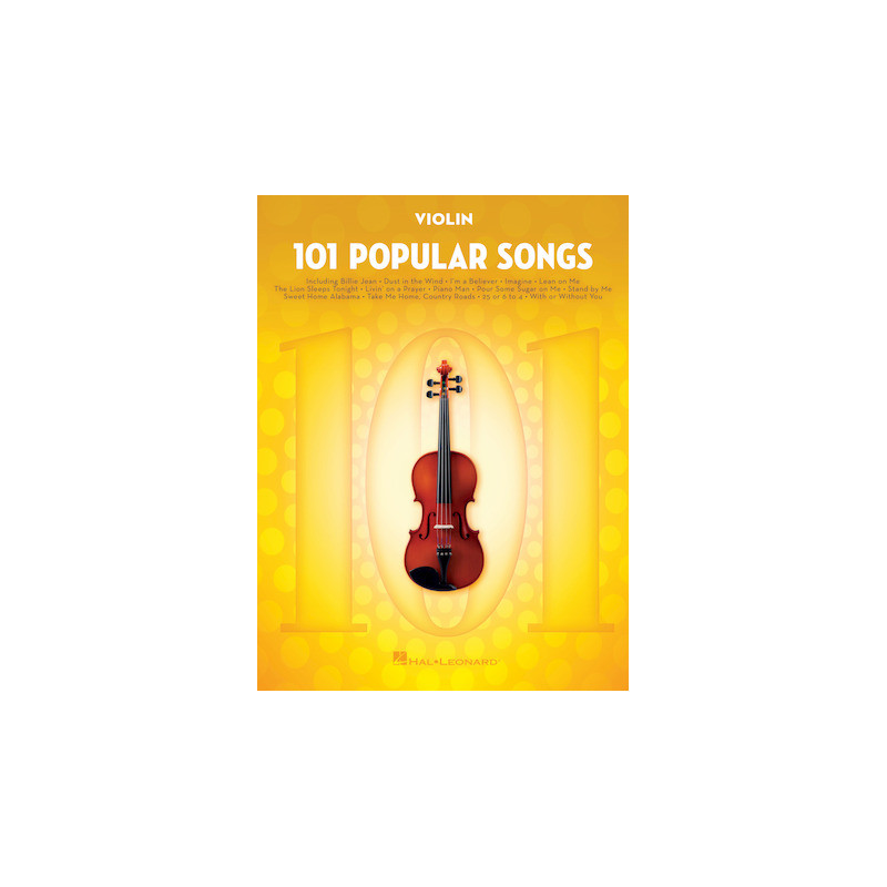 Partitura. 101 POPULAR SONGS - VIOLIN