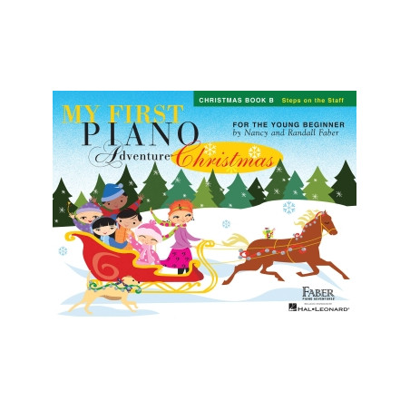 My First Piano Adventure® Christmas – Book B Steps on the Staff