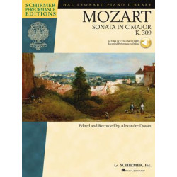 Piano Sonata in C Major, K.309 Schirmer Performance Editions Schirmer Performance Editions Softcover Audio Online