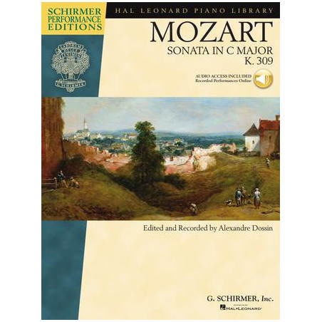 Piano Sonata in C Major, K.309 Schirmer Performance Editions Schirmer Performance Editions Softcover Audio Online