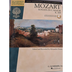 Libro. MOZART SONATA IN C MAJOR