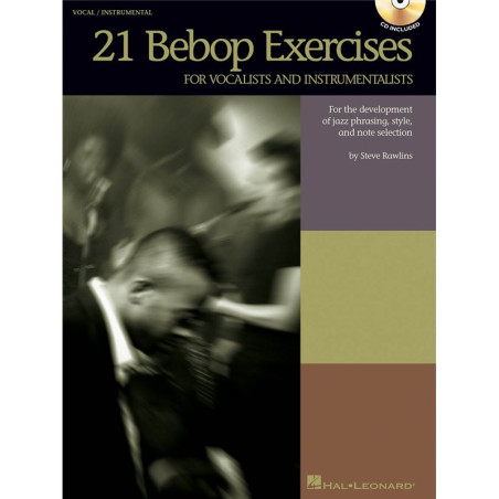 Partitura. 21 BEBOP EXERCISES - For Vocalists and Instrumentalists