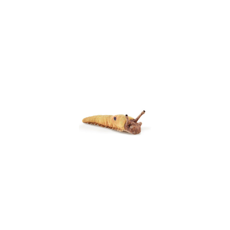 Títere de dedo. Mini Babosa de plátano