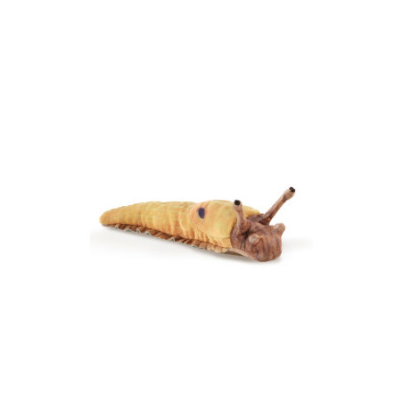 Títere de dedo. Mini Babosa de plátano