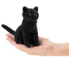 Títere de dedo. MINI GATO NEGRO