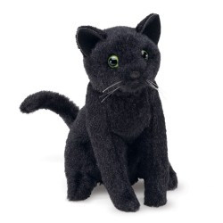 Títere de dedo. MINI GATO NEGRO