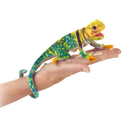 Títere de dedo. MINI LAGARTO DE COLLAR