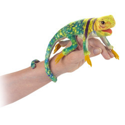 Títere de dedo. MINI LAGARTO DE COLLAR