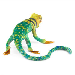 Títere de dedo. MINI LAGARTO DE COLLAR