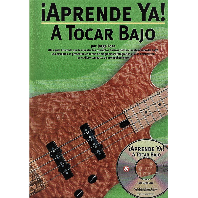 Libro. ¡APRENDE YA! A TOCAR BAJO - INCLUYE CD