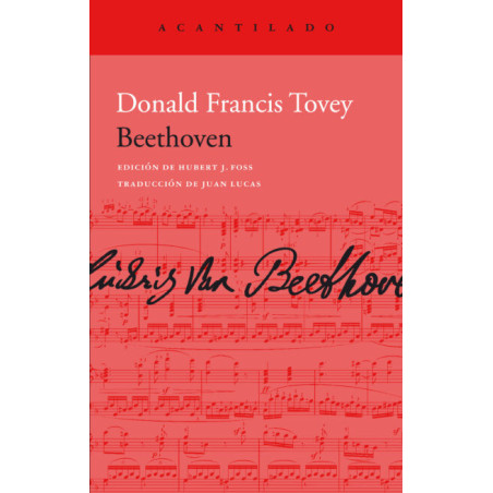Libro. BEETHOVEN. Donald Francis Tovey