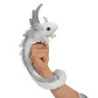 Títere de dedo. DRAGÓN PLATEADO - Pearl Dragon Wristlet